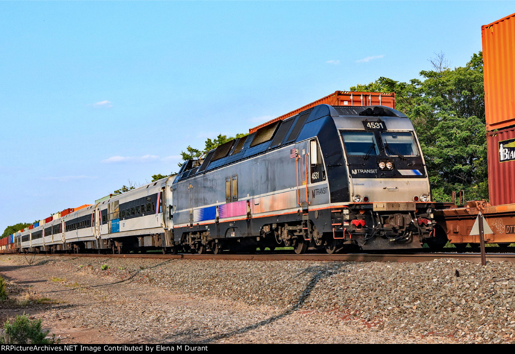 NJT 4531 on train 5531